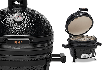 Керамічний гриль на вугіллі Kamado Köler EG21