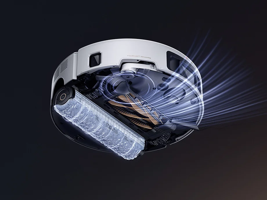 Вигляд нижньої частини пилососа, що збирає бруд