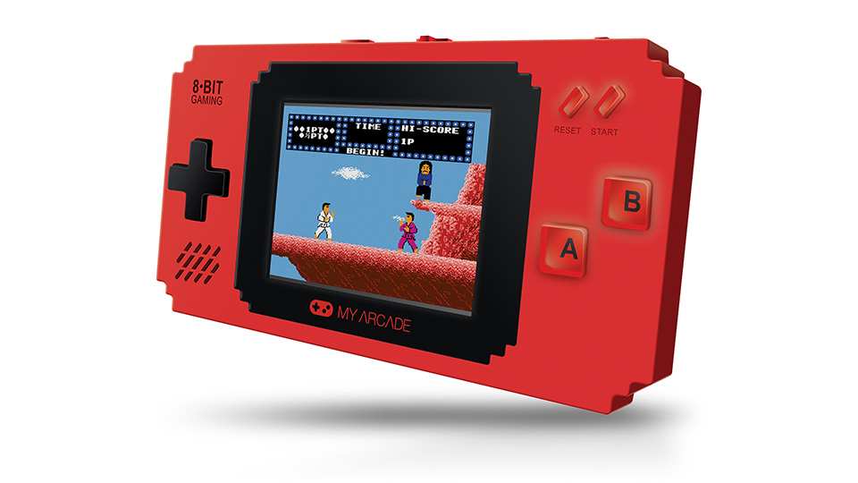 My Arcade Pixel Player Red 300 Games DGUNL-3202 - Dobra cena