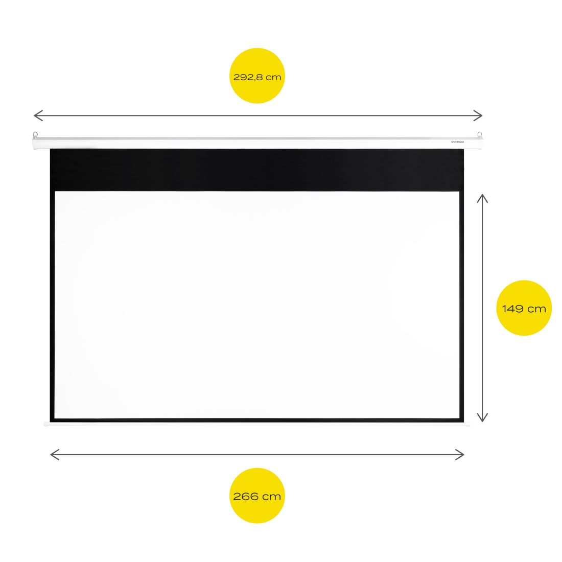 Podwieszany ekran projekcyjny Overmax Automatic Screen 120