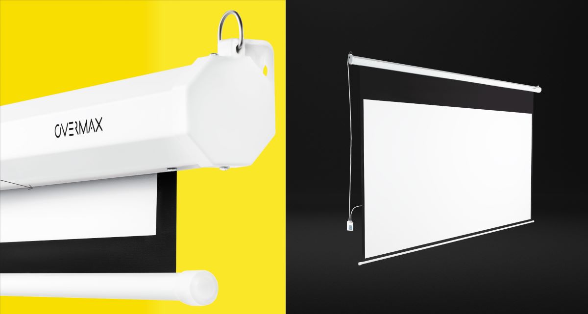 Podwieszany ekran projekcyjny Overmax Automatic Screen 120