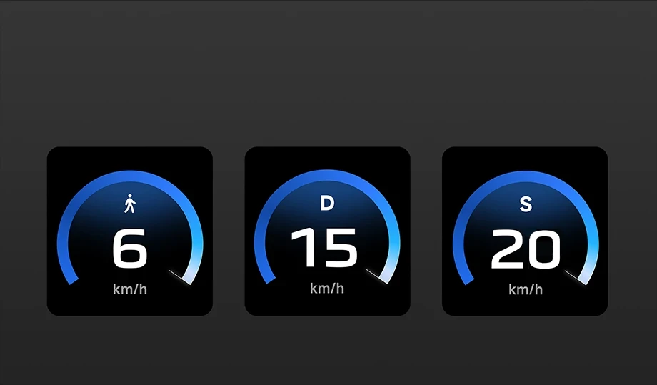 Режими руху електричного самоката Xiaomi 6 Max