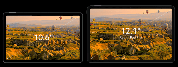 Powiększona przestrzeń ekranu