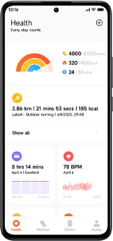 Aplikacja Mi Fitness