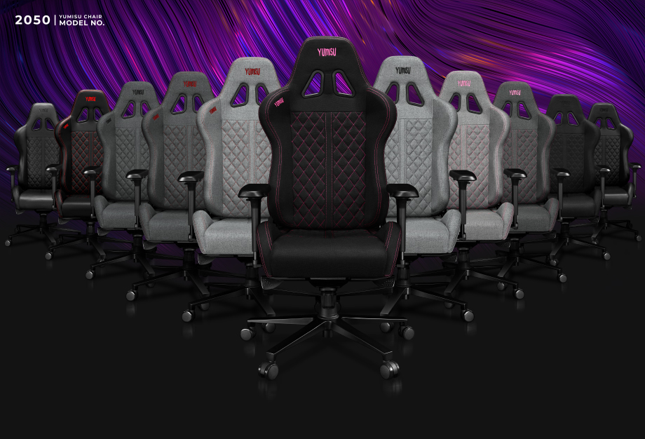 Fotel Yumisu 2050 Materiał Black/Pink