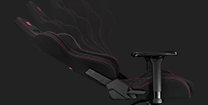 Fotel Yumisu 2050 Materiał Black/Pink