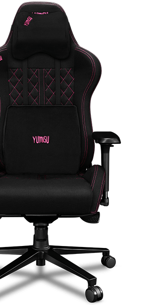 Fotel Yumisu 2050 Materiał Black/Pink