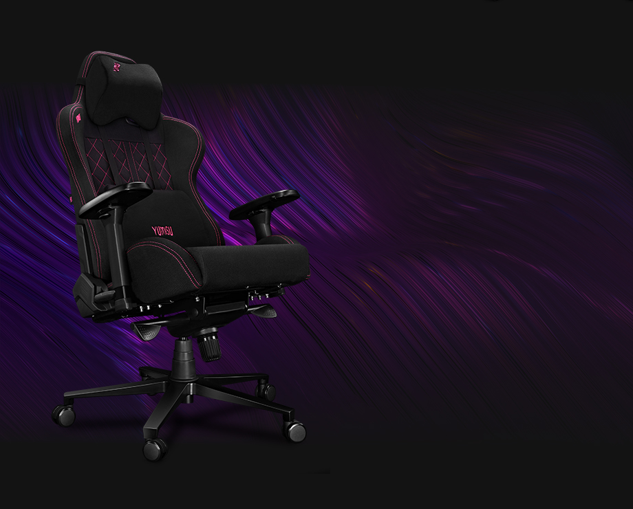 Fotel Yumisu 2050 Materiał Black/Pink