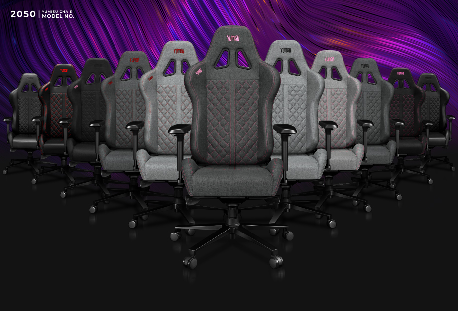 Fotel Yumisu 2050 Materiał Gray/Pink