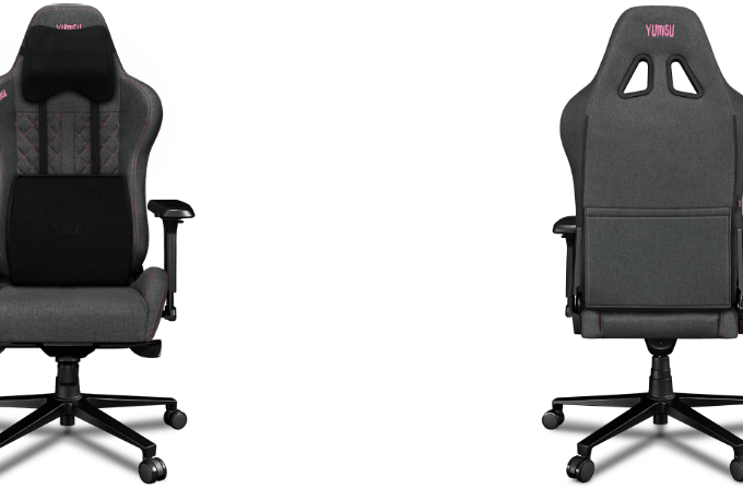 Fotel Yumisu 2050 Materiał Gray/Pink