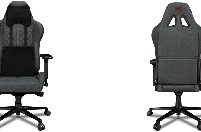 Fotel Yumisu 2050 Materiał Gray/Red