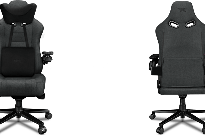 Fotel Yumisu 2049 Materiał Gray/Black