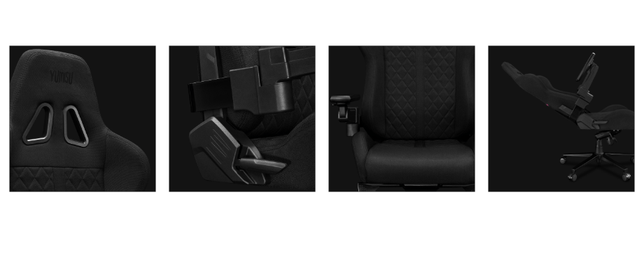 Fotel Yumisu 2050x Materiał Black