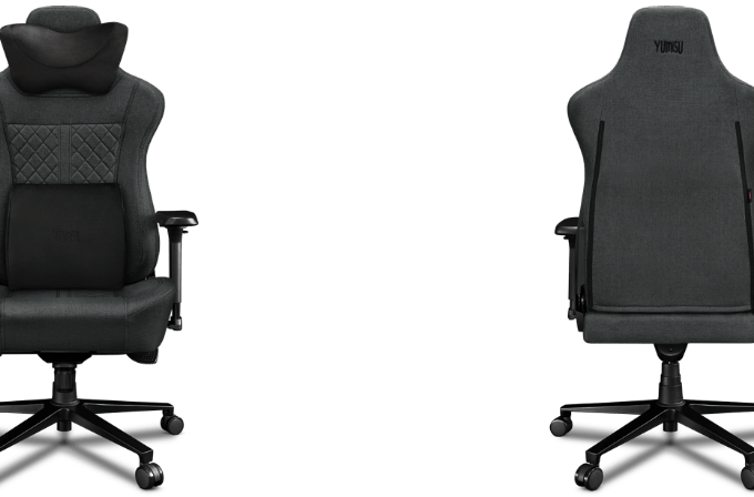 Fotel Yumisu 2052 Materiał Gray/Black