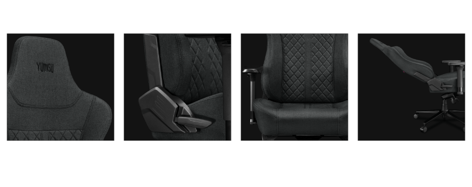 Fotel Yumisu 2052 Materiał Gray/Black