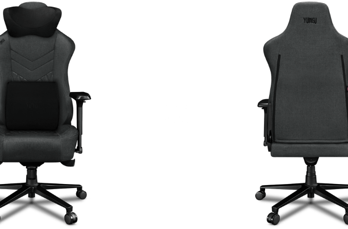 Fotel Yumisu 2053 Materiał Gray/Black