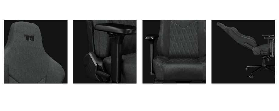 Fotel Yumisu 2053 Materiał Gray/Black
