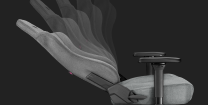 Fotel Yumisu 2053 Materiał Cloud/Black