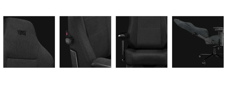 Fotel Yumisu 2054 Materiał Gray/Black
