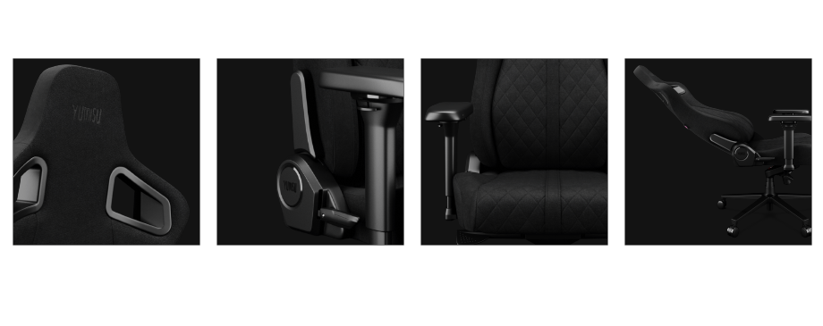 Fotel Yumisu 2055 Magnetic Materiał Black Black