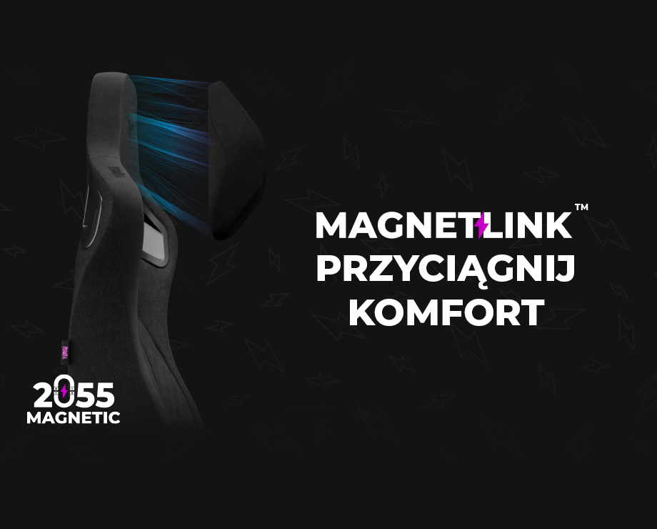 Fotel Yumisu 2055 Magnetic Materiał Black Black