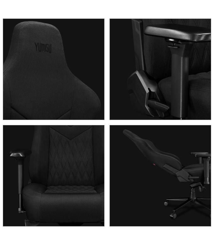 Fotel Yumisu 2053 Magnetic Materiał Black