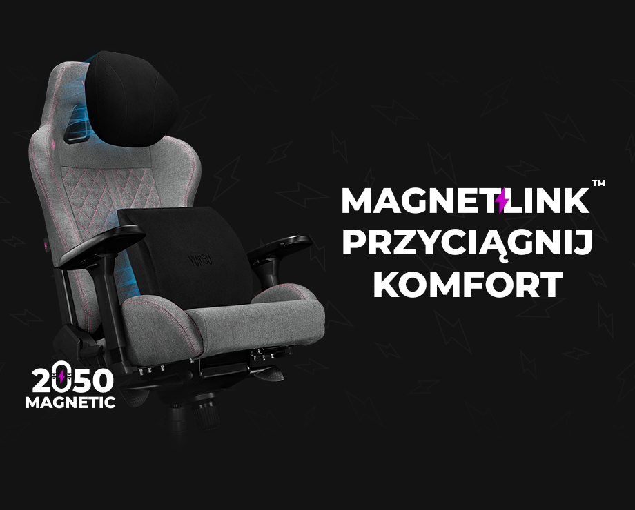 Fotel Yumisu 2050 Magnetic Materiał Cloud/Pink