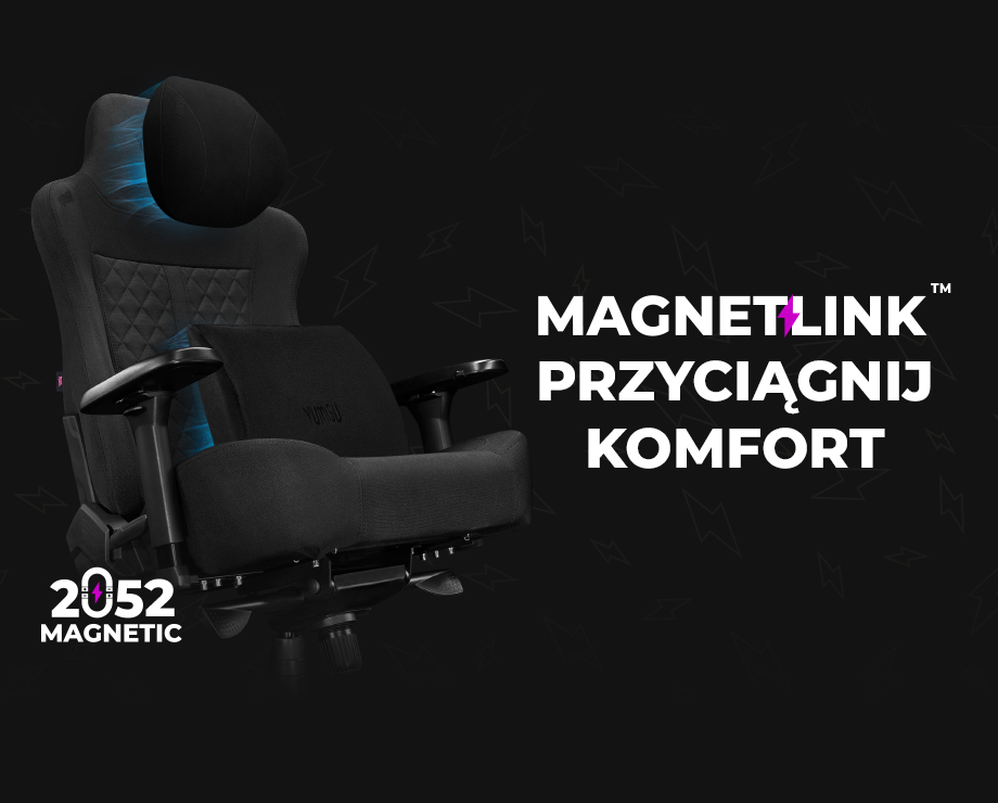Fotel Yumisu 2052 Magnetic Materiał Black