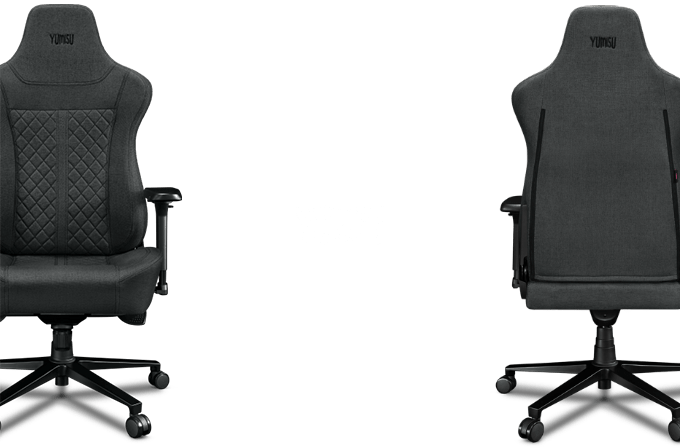 Fotel Yumisu 2052 Magnetic Materiał Gray/Black