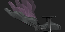 Fotel Yumisu 2050 Magnetic Materiał Gray/Black