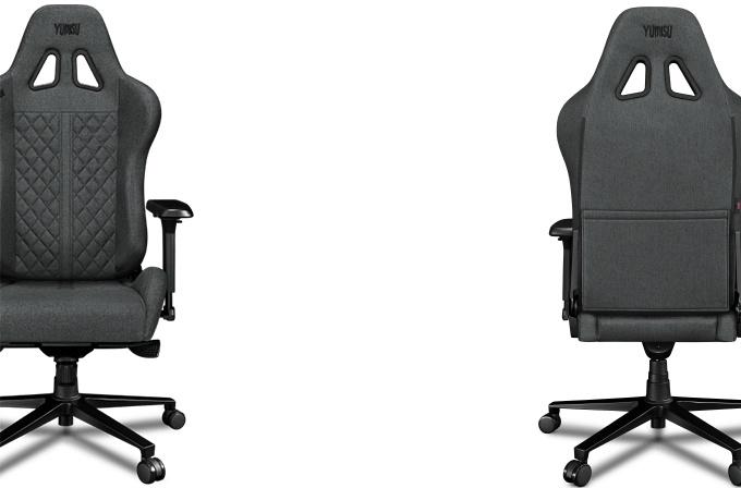Fotel Yumisu 2050 Magnetic Materiał Gray/Black