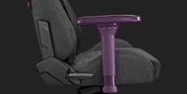 Fotel Yumisu 2050 Magnetic Materiał Gray/Red