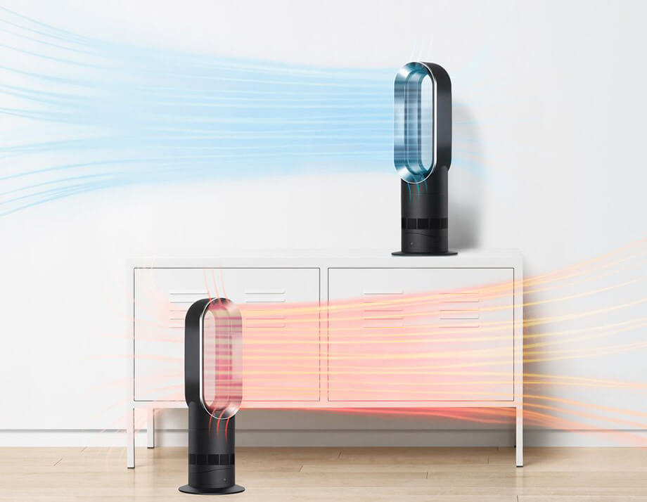 Dyson Hot + Cool AM09 2014年 Wentylator kolumnowy Dyson Hot+Cool AM09 biały