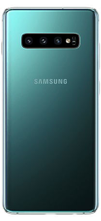 Samsung Galaxy S10+ green