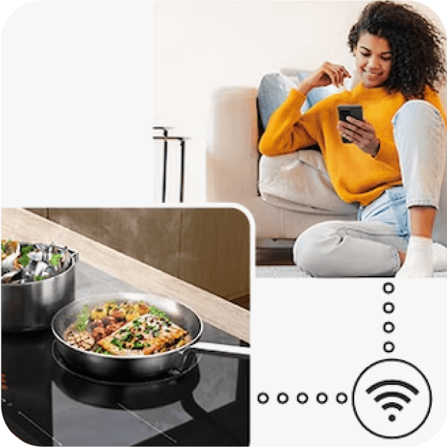 Zdalne sterowanie płytą indukcyjną za pomocą aplikacji SmartThings.