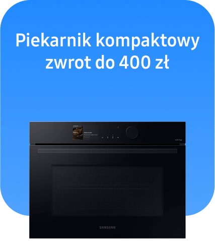Infografika Piekarnik kompaktowy zwrot do 400 zł