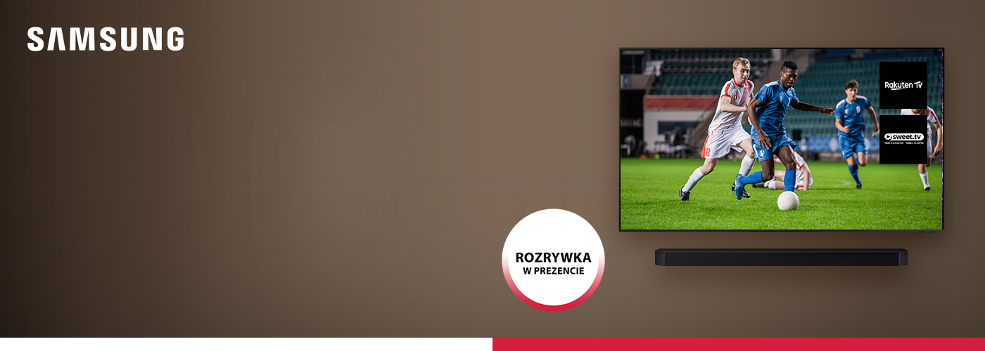 Skorzystaj z najnowszej promocji Samsung! Kup wybrany telewizor, a zyskasz dostęp do platform streamingowych. 