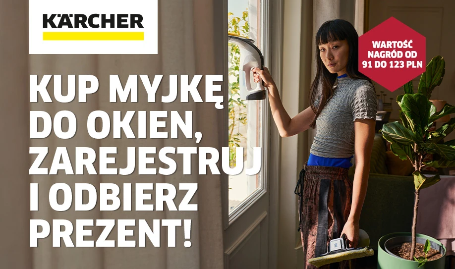 Kup myjkę do okien, zarejestruj i odbierz prezent!
