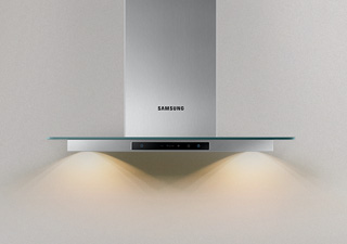 Wygoda i design okapów Samsung