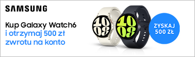 TELE156 - smartwatche WATCH6 - cashback 500 zł - 0524 - belka mobi 396x116