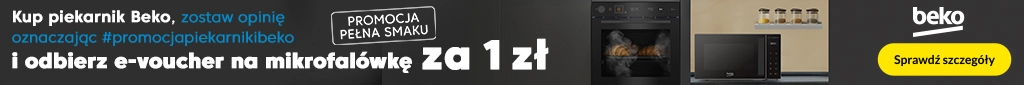 AGD - Beko - voucher na mikrofalę - 1225 piekarniki i mikrofalówki - baner główny belka 1024x85