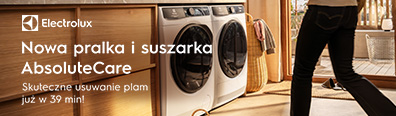 AGD - electrolux nowe pralki 0924- baner główny belka mobi 396x116 suszarki, suszrki