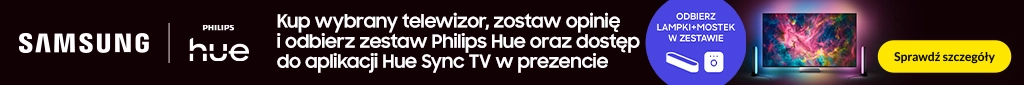 RTV 476 - DP-218 - TV Samsung + Philips Hue - 0926 - belka 1024x85