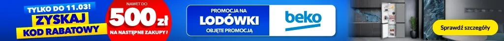 AGD - Kod do 500zł za zakup lodówki Beko - belka główny desktop 1024x85 - lodówki