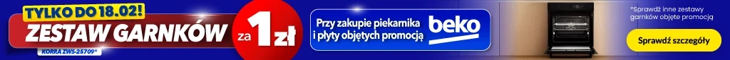 AGD - Beko - piekarniki, płyty z prezentem za 1 zł - 0126 - garnki - baner główny belka 1024x85 piekarniki, płyty, garnki, patelnie