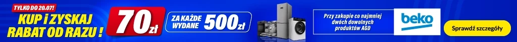 AGD - Beko 70 za 500 - kontra - 0726 - baner główny belka 1024x85 zabudowa i duże agd