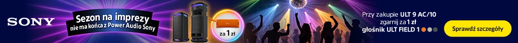RTV 263 - Kup ULT 9 AC/10 i zgarnij głośnik ULT FIELD 1 za 1 zł - 0226 - baner główny belka 1024x85