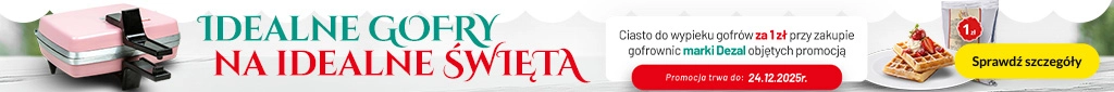 AD - Gofrownica Dezal - mieszkanka do gofrów za 1 zł - 1125 - belka 1024x85
