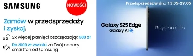 TELE - smartfony - Samsung Galaxy 25 edge - przedsprzedaz - 0525- belka mobi 396x116