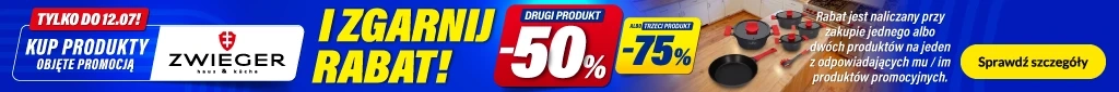 AGD - Zwieger - drugi produkt 50% taniej trzeci 75 % taniej - 0626 - belka 1024x85 22-28.06